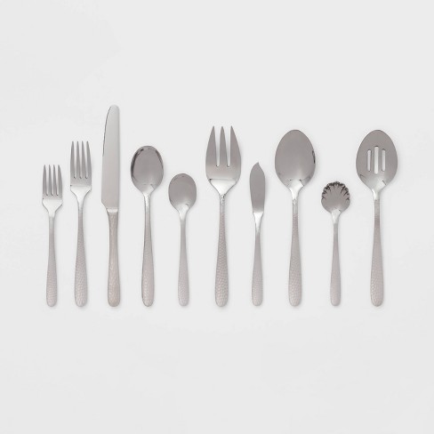 45pc Millinocket Flatware Set Silver - Threshold™