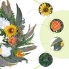 Unique Bargains Front Door Home Outdoor Summer Sunflower Peony Eucalyptus Wreaths - 2 of 4