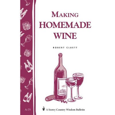 Making Homemade Wine - (Storey Country Wisdom Bulletin) by  Robert Cluett (Paperback)