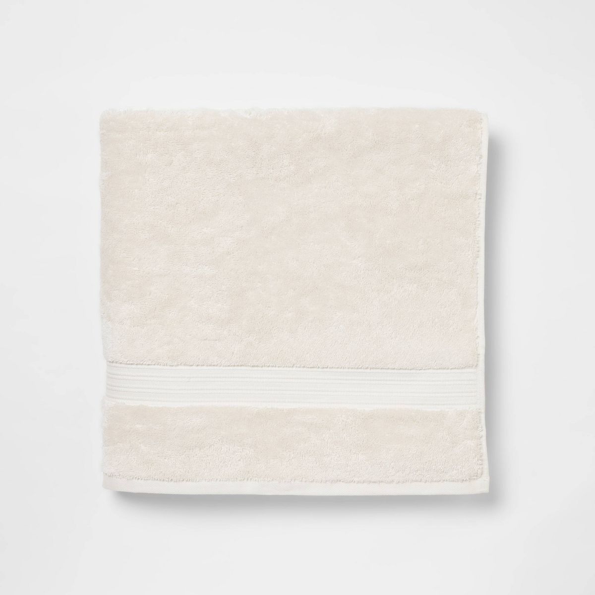 Total Fresh Antimicrobial Oversized Bath Towel Tan - Threshold™: 100% Cotton, Low Lint, Heavyweight Bath Sheet