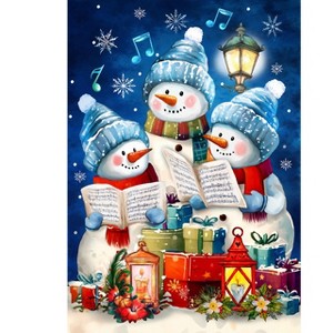 Briarwood Lane Winter Christmas Garden Flag 12x18 For Outdoor Singing Snowmen For Christmas Garden Flag Flags For Outside - 1 of 4