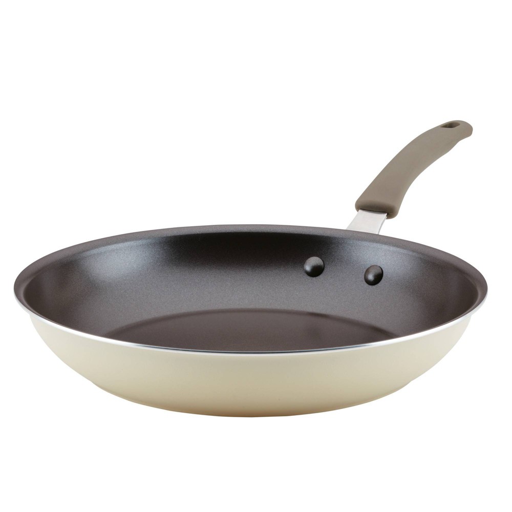 Rachel Ray Cook and Create 12.5 Aluminum Non-Stick Skillet Almond