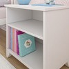 Max & Lily Classic Wood Nightstand with Shelves, Kids Bedside Table/End Table, Small Nightstand for Bedroom - 3 of 4