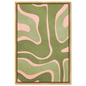 Art Remedy Magdalena Green Modern Color Block Abstract Wall Art Framed - 1 of 4