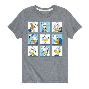 Boys' - Disney - Donald Grid Short Sleeve Graphic T-Shirt - 1 of 4