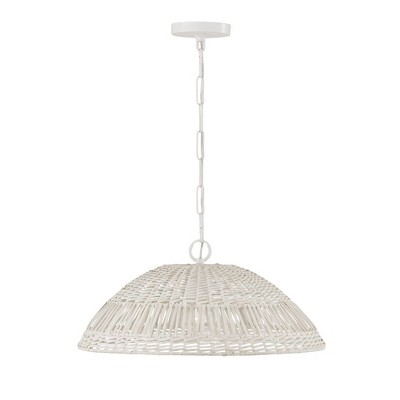 Capital Lighting Naomi 1 - Light Pendant in  Chalk White