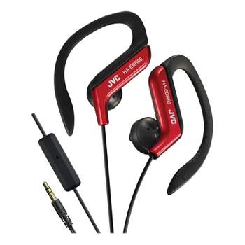 JVC® Sport In-Ear Ear Clip Sport Headphones with Microphone and Remote, HA-EBR80