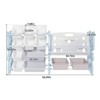 FONTOI Kids Toy Storage Organizer with 12 Bins&2 Tier Bookshelf, Multi-functional Storage Cabinet with Bins for Playroom, Blue, 14.17"*33.86"*56.1" - 3 of 4