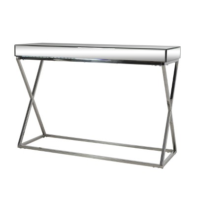 Christopher Knight Home Murley Modern Stainless Steel Mirrored Console Table, Silver