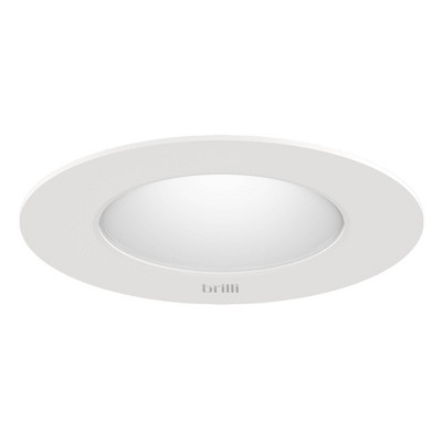 6" LED Recessed Wellness Downlight Pendant White - Brilli