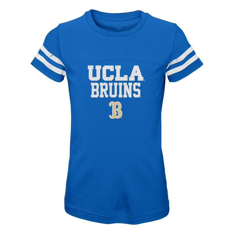 NCAA UCLA Bruins Girls&#39; Striped T-Shirt, 1 of 2