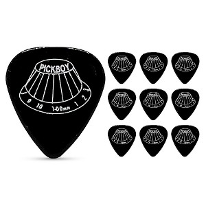 Pick Boy Guitar Knob Black Celltex Guitar Picks - 1 of 2