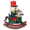 Northlight 11.5 Red and Blue Christmas Nutcracker Soldier on Rocking Horse - 3 of 4