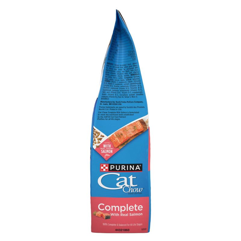 Purina Cat Chow Complete Fish, Seafood and Salmon Flavor Dry Cat Food - 3.15lbs, 6 of 8