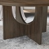 NicBex 23.6"/35.8" Modern Round Coffee Table,Minimalist End Table,Solid Wood Look MDF Side Table,Simple Center Table for Living Room,Office - 4 of 4