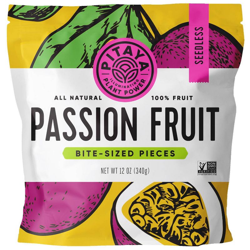 Pitaya Plus Frozen Seedless Passion Fruit Cubes - 12oz, 1 of 7