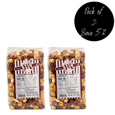 HR Poppin' Snacks 7 oz Peanut Butter Cup Popcorn - Pack of 2