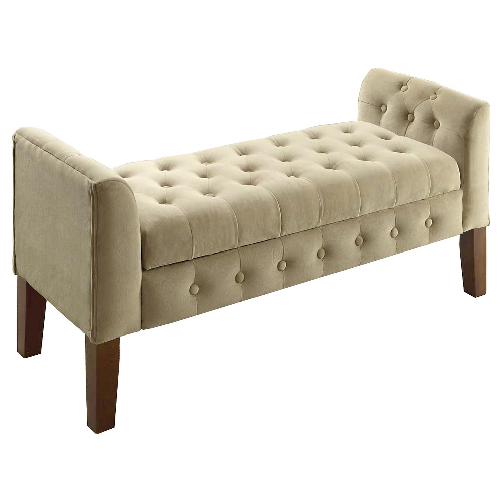 Velvet Tufted Storage Settee Bench was $249.99 now $187.49 (25.0% off)
