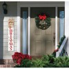 Courtside Market Welcome Santa I 7x40 Hanging Artboard with Twine - 2 of 2