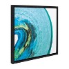 22" x 22" Sylvie Crush by Mentoring Positives Wall Canvas Black - Kate & Laurel: Modern Art, Sawtooth Back - 2 of 4