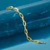 Ross-Simons Italian 14kt Yellow Gold Oval Paper Clip Link Bracelet - 4 of 4