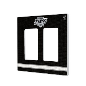 NHL Western Conference Teams Stripe Hidden-Screw Light Switch Plate for Double Rocker - 1 of 4