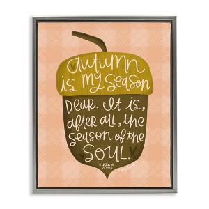 Stupell Industries Autumn Season Of My Soul Floating Frame Canvas Art - 1 of 4