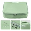 Unique Bargains Makeup Bag Cosmetic Travel Bag Large Makeup Bag Make Up Brush Organizer Bag Toiletry Bag for Women 1 Pcs - 3 of 4