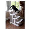 Armarkat Classic Real Wood Jackson Galaxy Approved, Four Step Cat Tower - Ivory - 4 of 4