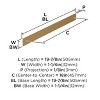 Amerock Ladera Backplate for Cabinet Knobs and Pulls - 3 of 4