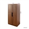 COWLOWN Freestanding Kitchen Pantry Cabinet with Shelves, Buffet Storage Cupboard for Dining Room & Living Room - 2 of 4