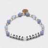 Little Words Project Inner Peace Beaded Bracelet - Blue - 4 of 4