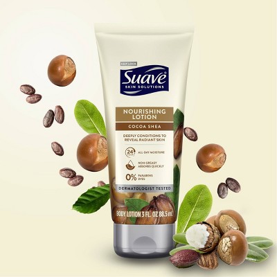 Suave Skin Solutions Smoothing with Cocoa Butter and Shea Body Lotion 3oz_5