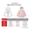 Rokka&Rolla Infant Toddler Girls' Puffer Jacket Baby Fleece Lined Winter Coat - 2 of 4