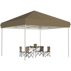 GustoWave 10x10 Ft Pop Up Canopy Tent Outdoor Canopy for Patio, Backyard - 1 of 4