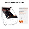 Foldable Dual Basketball Arcade Game with Electronic Scoreboard, 8 Modes and 5 Balls - 3 of 4