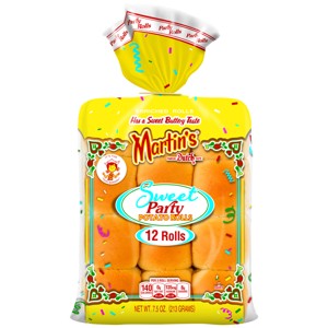 Martin's Sweet Party Potato Rolls - 7.5oz - 1 of 4