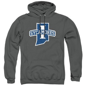 Indiana State University Official Distressed Primary Adult Pull-Over Hoodie - 1 of 4