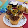Emporia State University Primary Logo Heart Love Cupcake Picks Toppers Decoration Set of 6 - 4 of 4