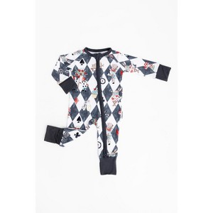 Convertible Romper with Zipper | Alice in Wonderland | Charlie Lou Baby - 1 of 4