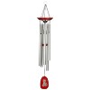 Woodstock Wind Chimes Signature Collection  Woodstock Pet Memorial Chime  24'' Silver Wind Chime - 3 of 4