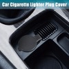 Unique Bargains Universal Dustproof Car Cigarette Lighter Plug Cover Black - image 3 of 4