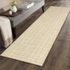Washable Area Rugs, Modern Plaid Printed Indoor Floor Carpet with Non-Slip Backing, Contemporary Accent Carpet, Stain-Resistant Soft Low Pile Rugs - 2 of 4