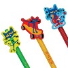 Pete the Cat Theme Pen Pals (3 Pack) - Retractable Pens, Fun Designs, Black Ink - 3 of 3