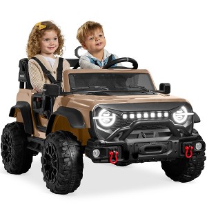 Best Choice Products Kids 24V 2-Seater Electric Ride-On Car Truck w/ Parent Control, Bluetooth, LED Lights - 1 of 4