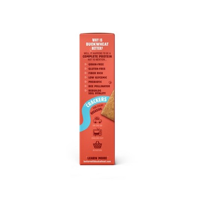 Better With Buckwheat Crackers Sea Salt - 4.25oz