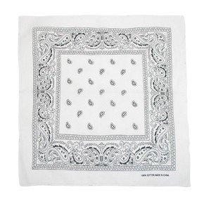 CTM Cotton Paisley All-Purpose Bandanas (Pack of 5 of Same Color) - 1 of 4