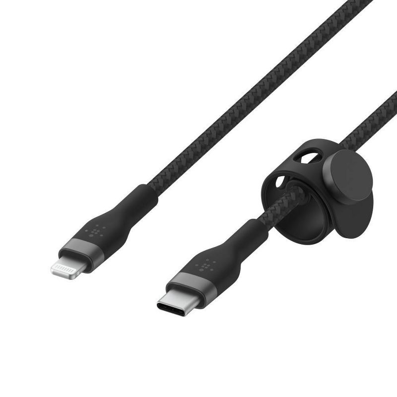 Belkin BoostCharge Pro Flex USB-C Lightning Connector Cable + Strap, 4 of 10