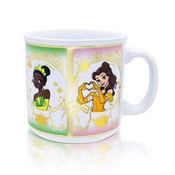 Silver Buffalo Disney Princess "I Make My Own Magic" Foil Ceramic Mug | Holds 20 Ounces
