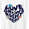 Women's - Instant Message - Love Grows Right Here Short Sleeve Graphic T-Shirt - 2 of 4